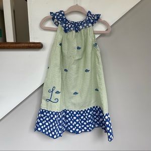 [LWD] Girls “L” Monogramed Dress